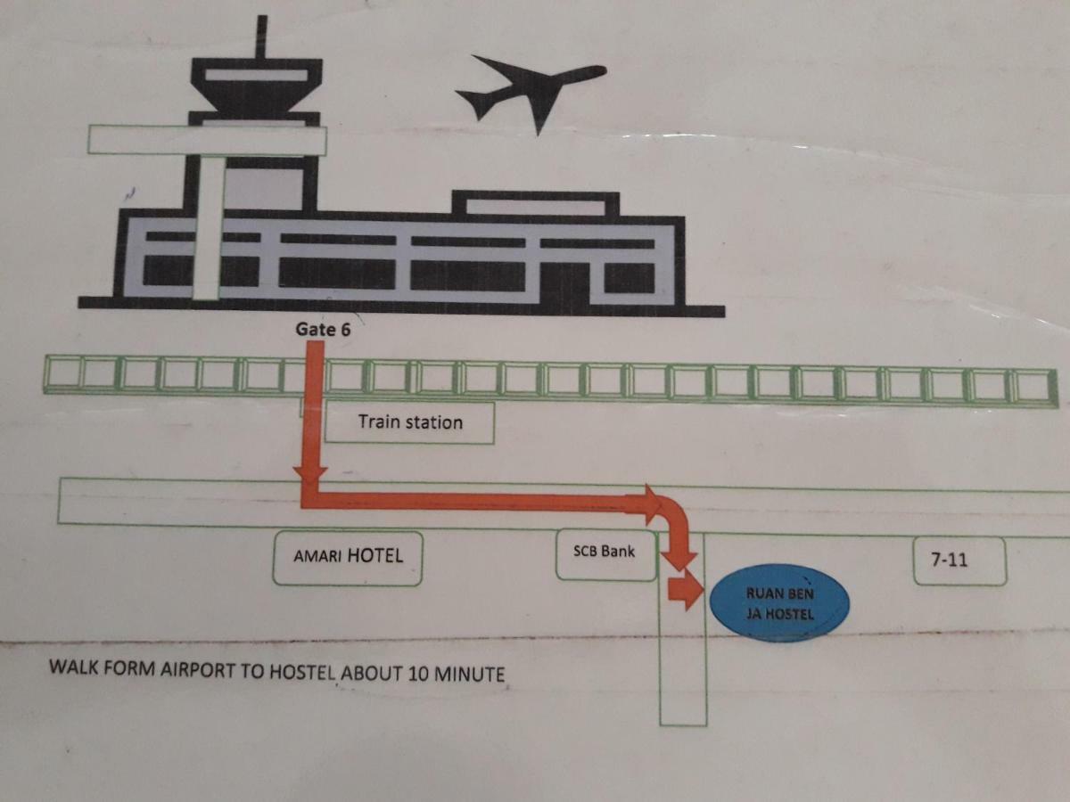 Ruan Ben Ja Don Mueang,Bangkok Hostel Dış mekan fotoğraf